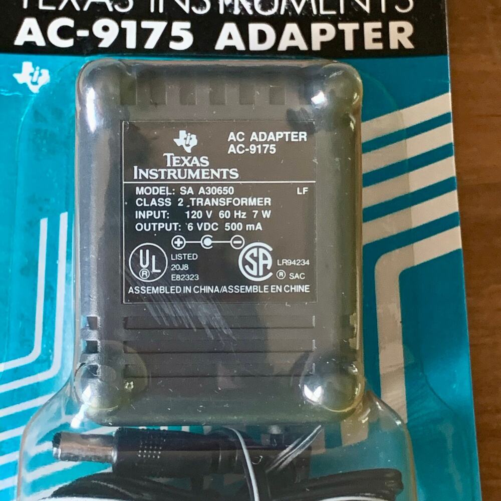 Texas Instruments AC-9175 Power Adapter OEM Model A30650 - Picture 4 of 6